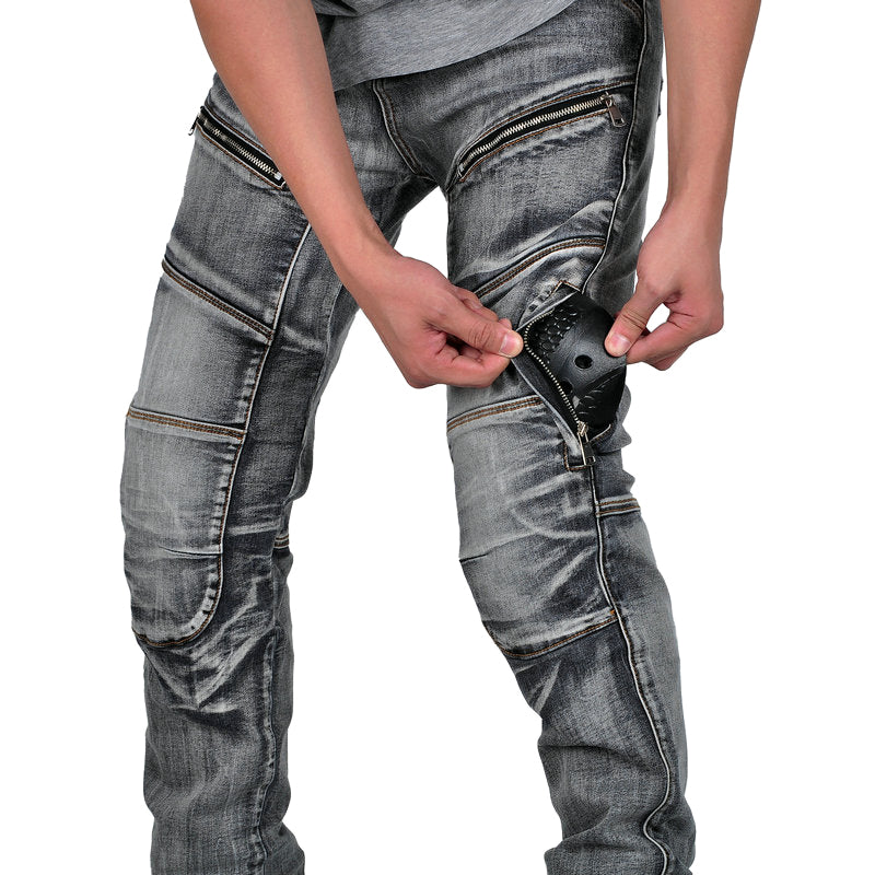 Motorcycle K-2 Stretch Denim Riding Jeans