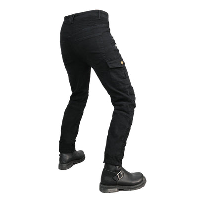 Jean anti-chute tout-terrain en denim pour moto de course