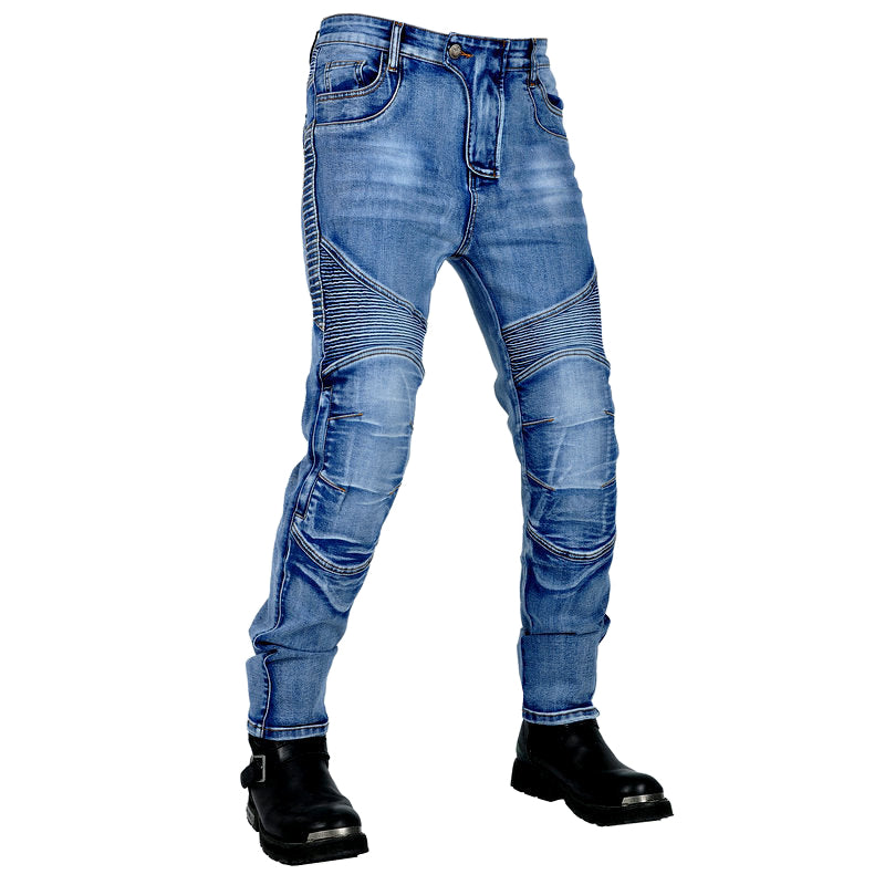 Men's Motorcycle Kevlar Tear-Resistant Denim Jeans