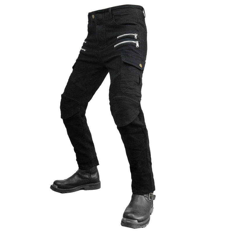 Jean anti-chute tout-terrain en denim pour moto de course