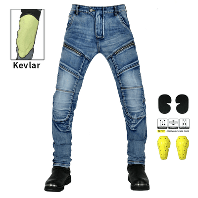 Motorcycle K-2 Stretch Denim Riding Jeans