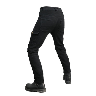 Jean anti-chute tout-terrain en denim pour moto de course