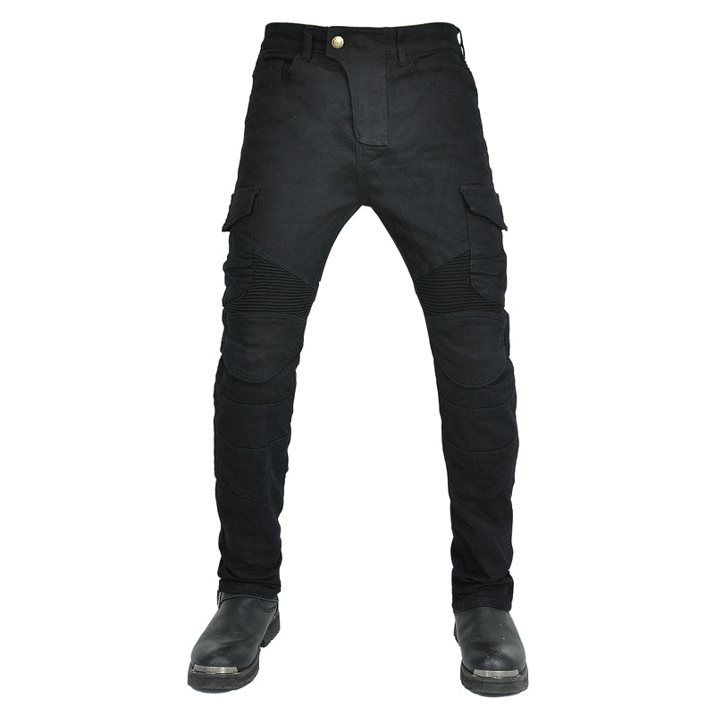 Multi-pocket Waterproof Riding Jeans with CE Certified Protectors