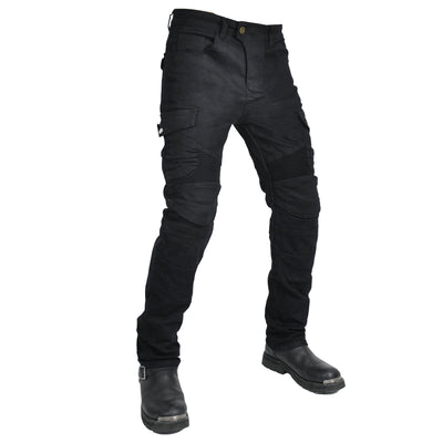 Multi-pocket Waterproof Riding Jeans with CE Certified Protectors