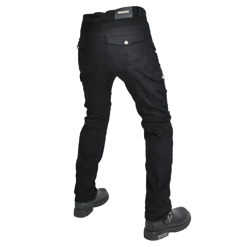 Multi-pocket Waterproof Riding Jeans with CE Certified Protectors