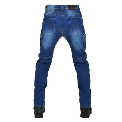 Fierce 4 Men Motorcycle Winter Plus Velvet Jeans