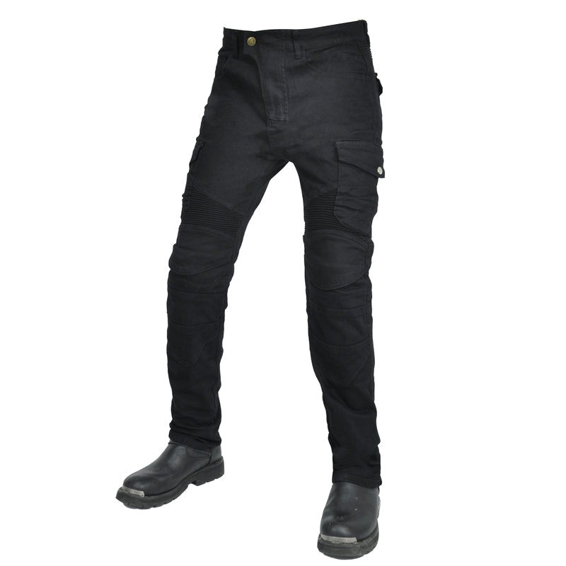 Multi-pocket Waterproof Riding Jeans with CE Certified Protectors