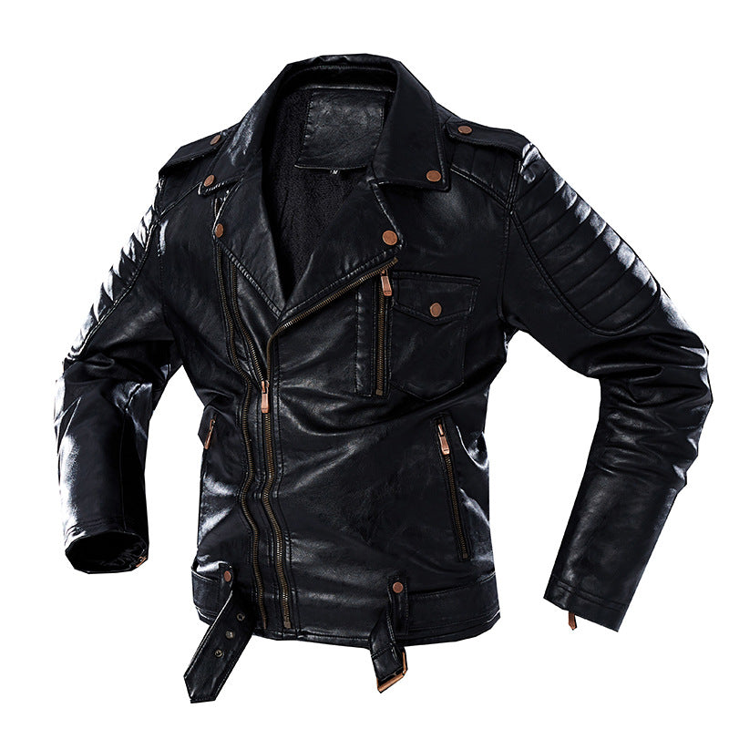 Veste en simili cuir style rétro Biker Forward