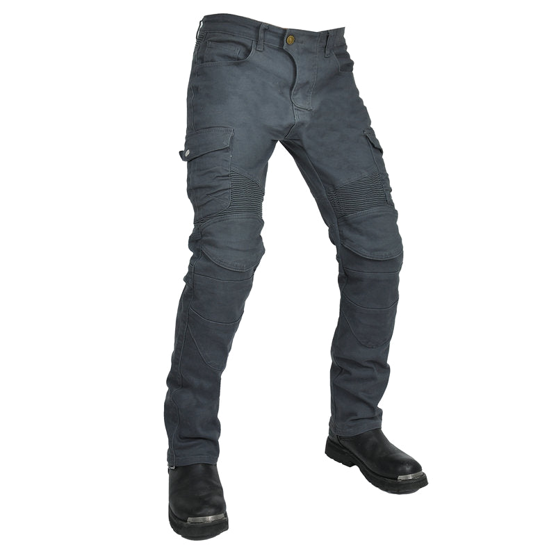 Multi-pocket Waterproof Riding Jeans with CE Certified Protectors