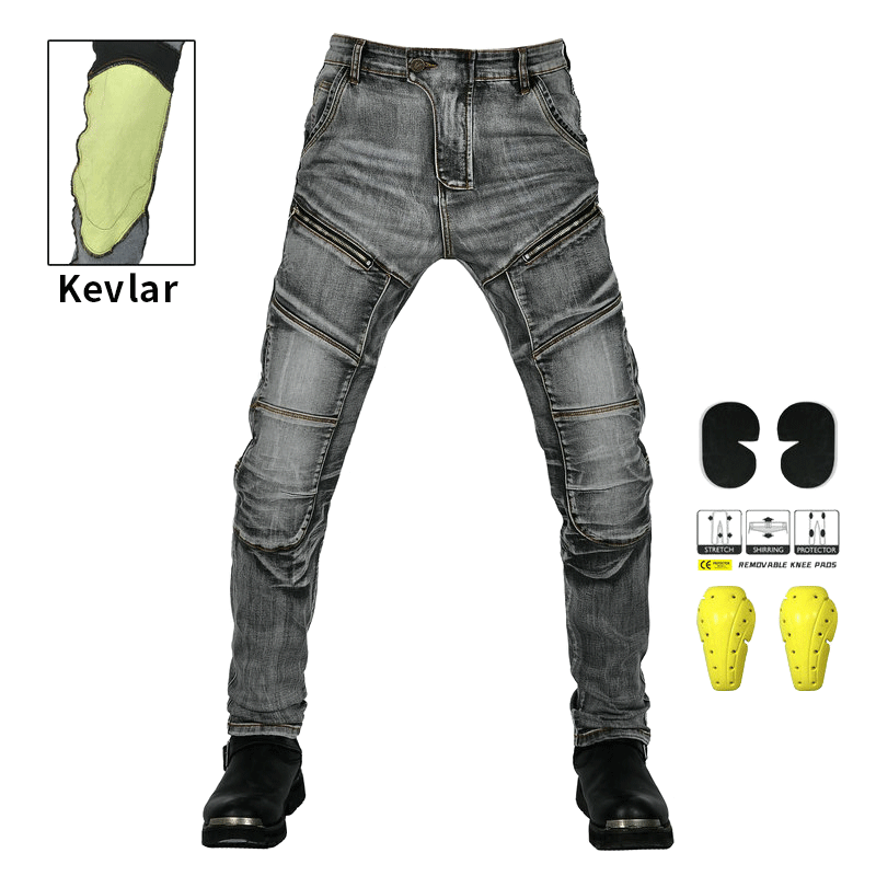 Motorcycle K-2 Stretch Denim Riding Jeans