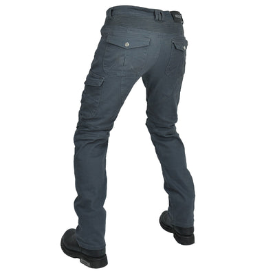 Jean d'équitation imperméable multi-poches avec protections certifiées CE