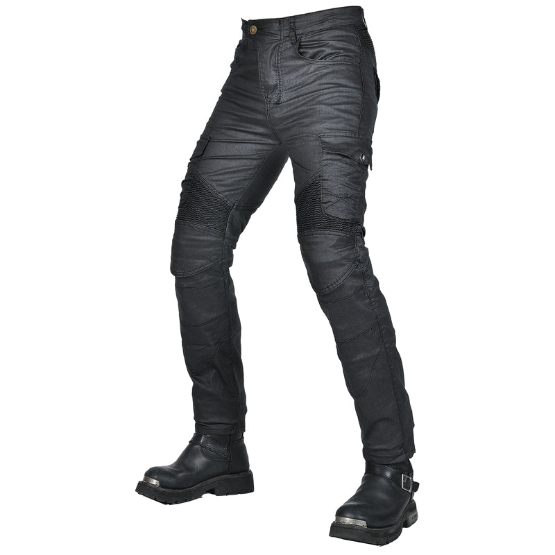 Pantalon de moto enduit multi-poches pour hommes