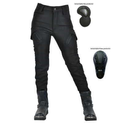 Pantalon d'équitation blindé imperméable pour femme, en velours, hiver