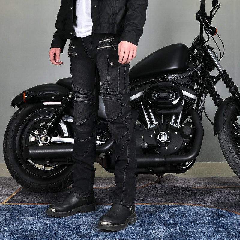 Fierce 4 Men Motorcycle Winter Plus Jean en velours