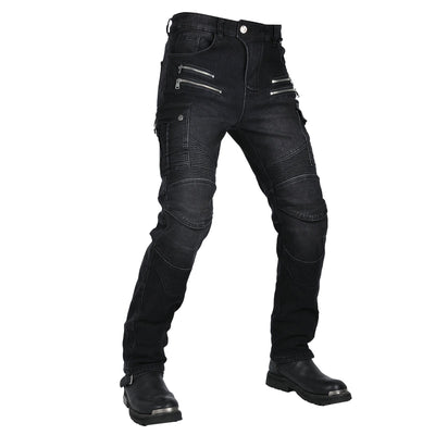 Fierce 4 Men Motorcycle Winter Plus Velvet Jeans