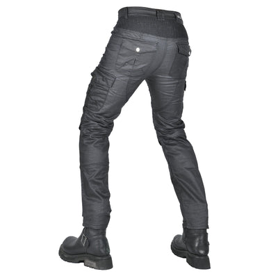 Pantalon de moto enduit multi-poches pour hommes