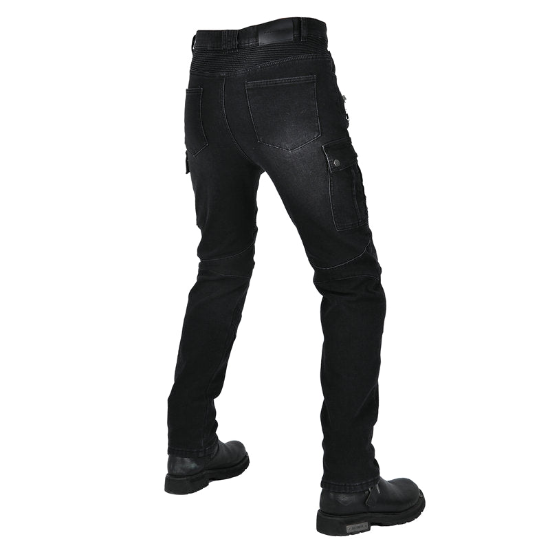 Fierce 4 Men Motorcycle Winter Plus Velvet Jeans