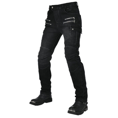 Fierce 4 Men Motorcycle Winter Plus Velvet Jeans