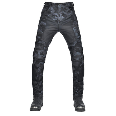 Jean de motard Adventure 4 pour hommes avec protecteur d'armure CE - Camo