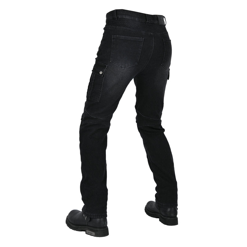 Fierce 4 Men Motorcycle Winter Plus Velvet Jeans