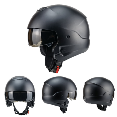 Casque de moto combiné rétro élégant