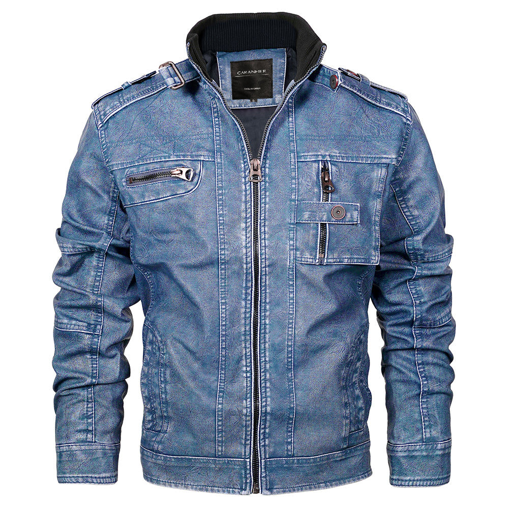 Veste en cuir de motard Motock