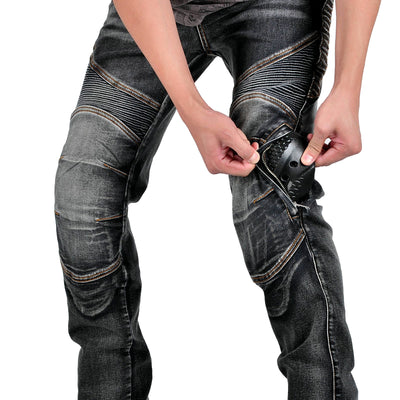 Men's Motorcycle Kevlar Tear-Resistant Denim Jeans