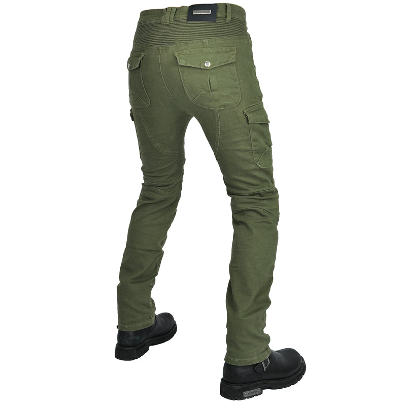 Multi-pocket Waterproof Riding Jeans with CE Certified Protectors