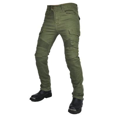 Multi-pocket Waterproof Riding Jeans with CE Certified Protectors