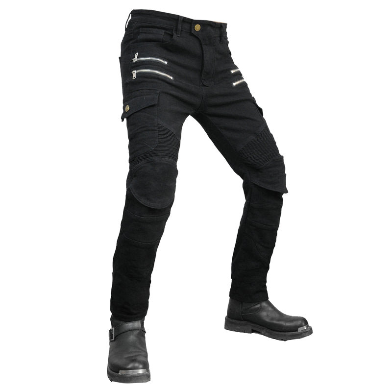 Jean anti-chute tout-terrain en denim pour moto de course