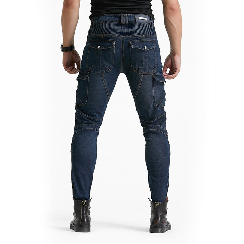 LB1 Motorcycle Riding Jeans with CE Certified Knee Hip Armor Protector