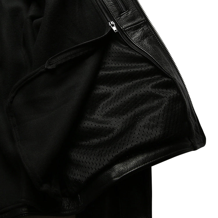 Biker Forward Genuine Leather Motorcycle Jacket