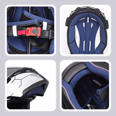 Casque modulable multi-design pour moto et scooter 