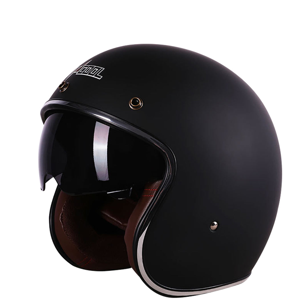 Casque ouvert rétro 3/4