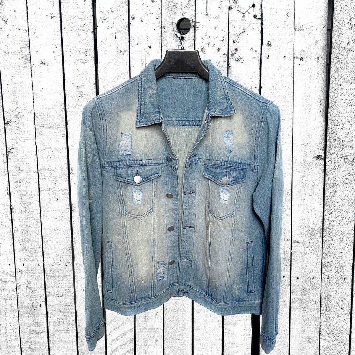 Men's Classic Pattern Denim Jacket