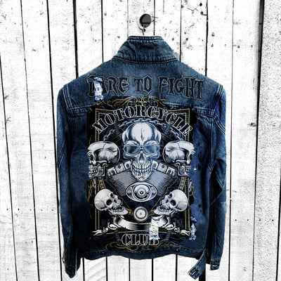 Men's Classic Pattern Denim Jacket