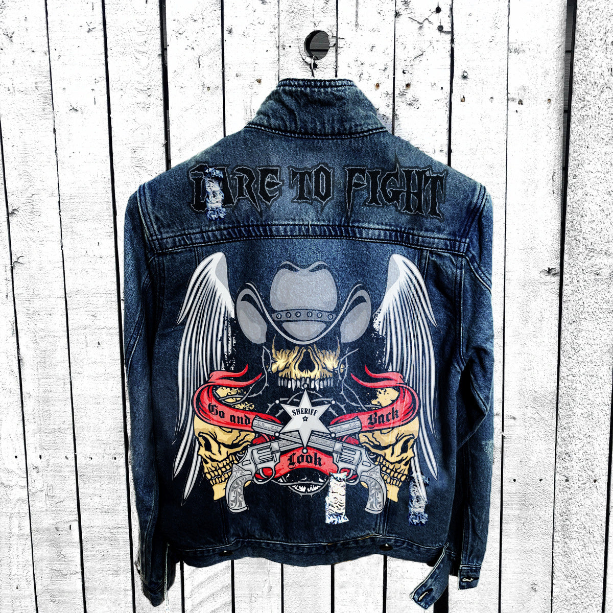 Men's Classic Pattern Denim Jacket