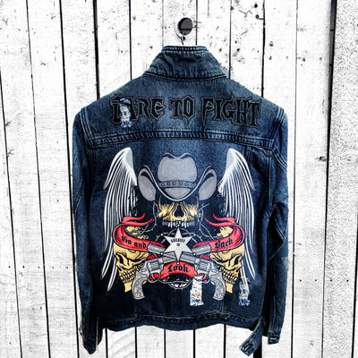 Men's Classic Pattern Denim Jacket