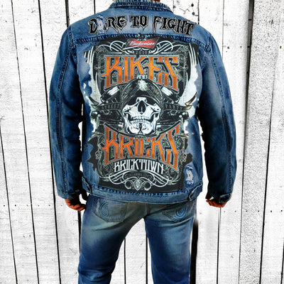 Men's Classic Pattern Denim Jacket