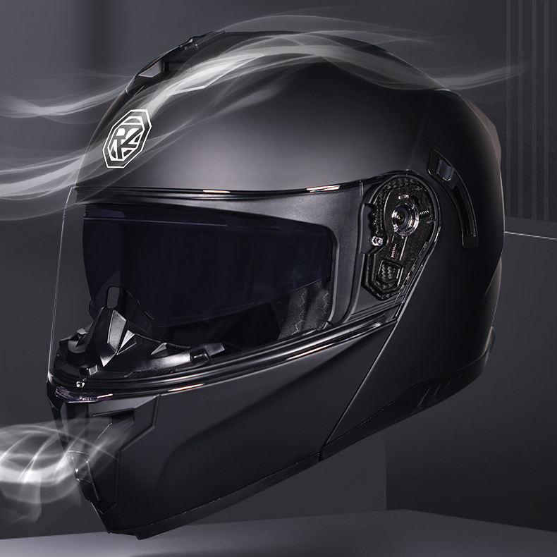 Casque modulaire de moto toutes saisons pour hommes et femmes