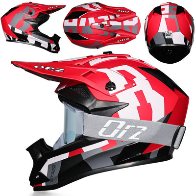 Casque de moto tout-terrain, Motocross, Dirt Bike, course 