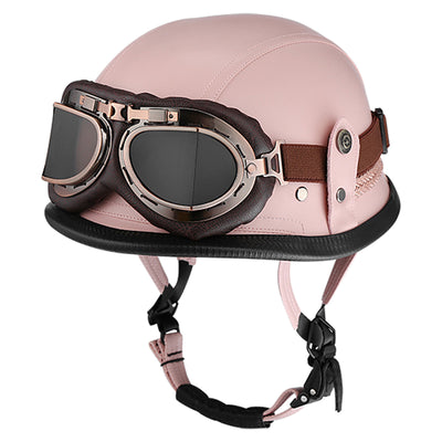 Casque demi-visage de style militaire rétro