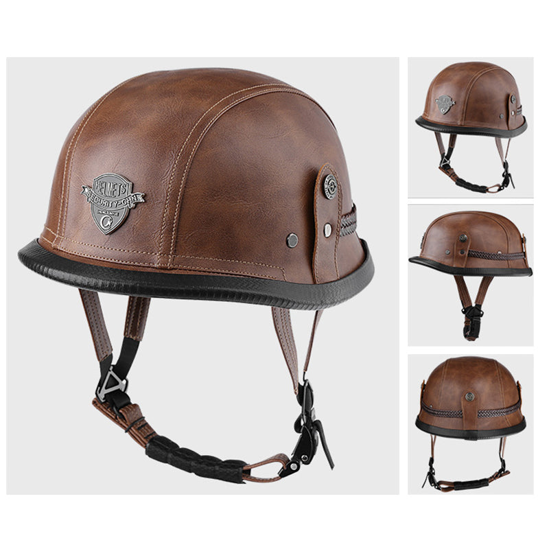 Retro Army Style Half Face Helmet