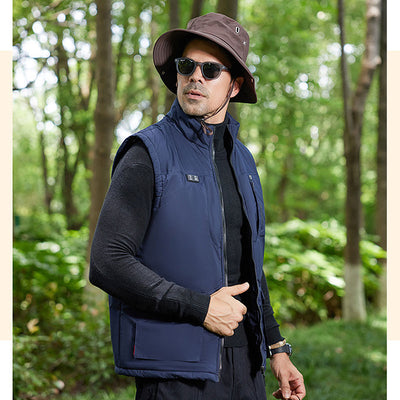 Gilet en jean bleu 23 pour hommes