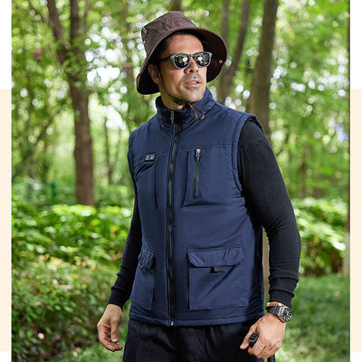 Gilet en jean bleu 23 pour hommes