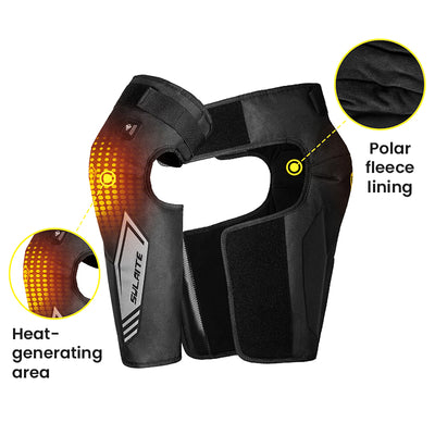 Motorcycle Electric Heating Knee Pads Winter Warm with Protective Gear