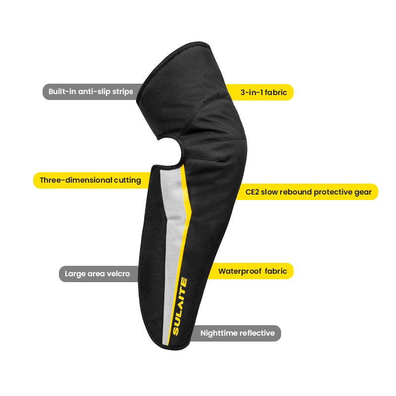 Winter Motorcycle Knee Pads Plus Velvet with Protective Gear