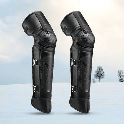 Windproof and Warm Winter Motorcycle Leather Knee Pads