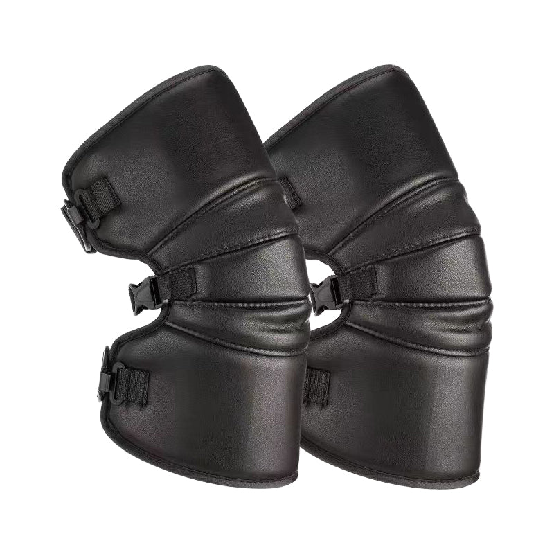 Windproof and Warm Winter Motorcycle Leather Knee Pads