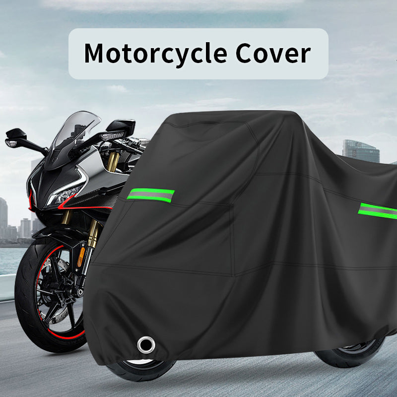 Housse de protection solaire imperméable pour moto avec réfléchissant la nuit